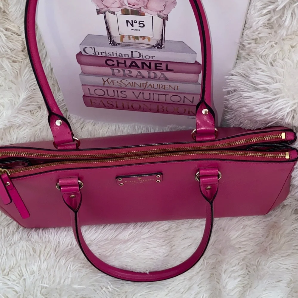 kate spade Hot Pink Leather Shoulder Bag